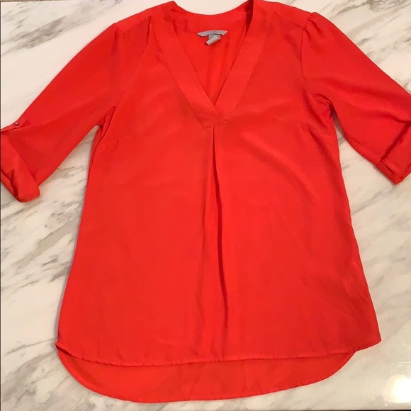 H&M Orange Blouse - Picture 1 of 4